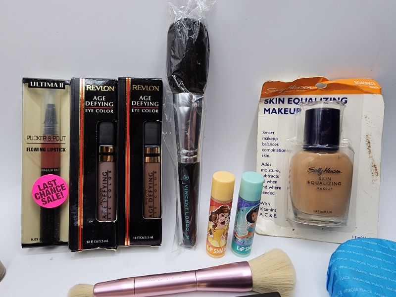 Photo 2 of Miscellaneous Variety Brand Name Cosmetics Including (( Almay, Loreal, Revlon, Maybelline, Sally Hanson, Mally, Ultima II, Lip Smackers, Vincent Longo, Pop Duet)) Including Discontinued Makeup Products