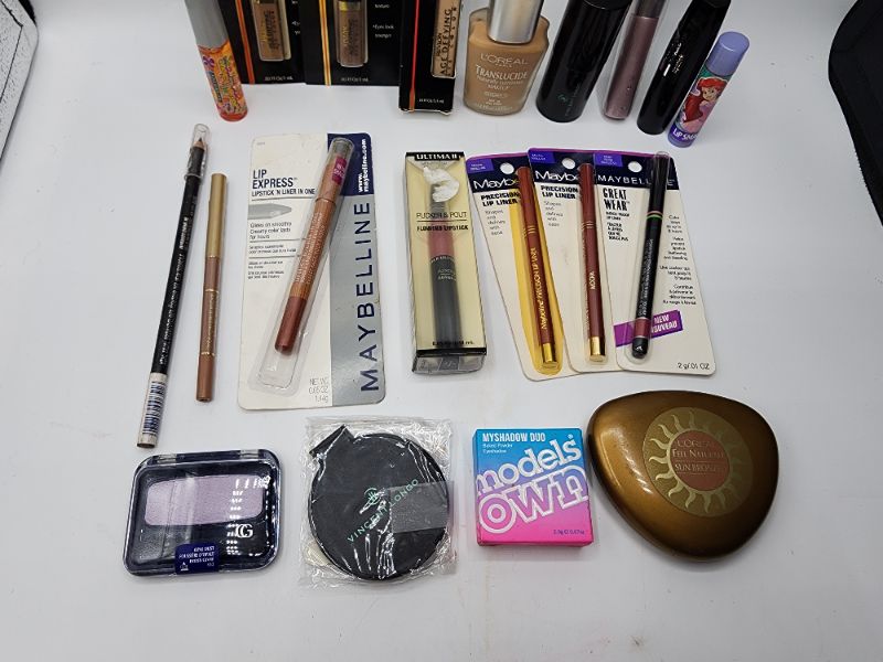 Photo 3 of Miscellaneous Variety Brand Name Cosmetics Including (( Revlon, Maybelline, Naturistic, Loreal, Lip Smackers, ItStyler, Mally, Vincent Longo, Models Own, Cover Girl, Loreal, Ultima II,
  Including Discontinued Makeup Products