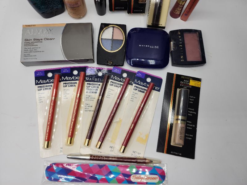 Photo 2 of Miscellaneous Variety Brand Name Cosmetics Including (( Maybelline, Revlon, Almay , Loreal, ItStyle, Ultima II, Vincent Longo, Sally Hansen)) Including Discontinued Makeup Products