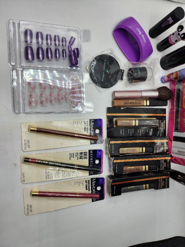 Photo 2 of Miscellaneous Variety Brand Name Cosmetics Including (( Maybelline, Revlon, Calailtis, ItStyle, Vincent Longo, Sally Hansen, Lip Smackers)) Including Discontinued Makeup Products