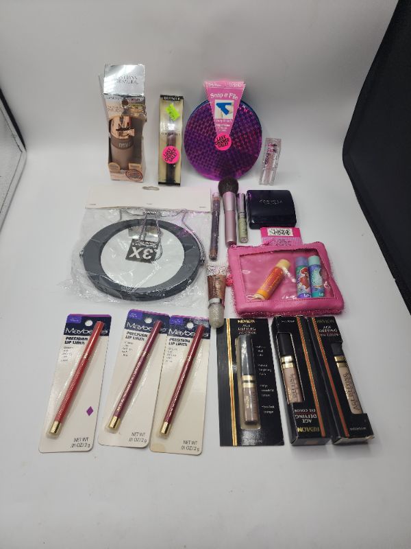 Photo 1 of Miscellaneous Variety Brand Name Cosmetics Including ((Sally Hansen, Lip Smackerss, Revlon, Maybelline, Mally, Blossom, Ultima II, Physicians Formula, Cornsilk ))  Including Discontinued Makeup Products