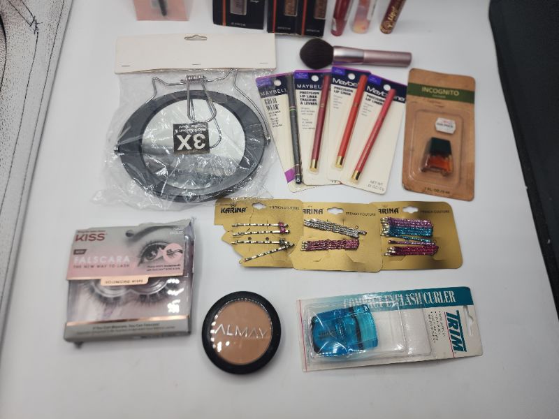 Photo 3 of Miscellaneous Variety Brand Name Cosmetics Including (( Elf, Revlon, Kiss, Almay, Trim, Mally, Incognito)) Including Discontinued Makeup Products