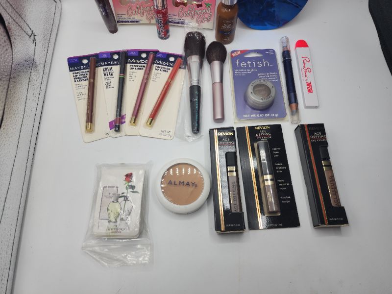 Photo 3 of Miscellaneous Variety Brand Name Cosmetics Including (( Sally Hansen, Fetish, Mally, Maybelline, Revlon, Almay, Blossom, Vincent Longo))  Including Discontinued Makeup Products