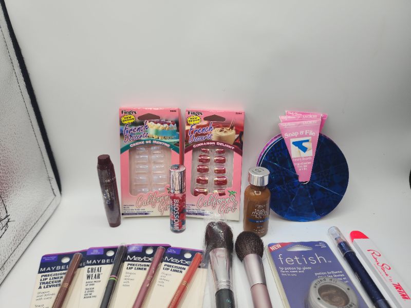 Photo 2 of Miscellaneous Variety Brand Name Cosmetics Including (( Sally Hansen, Fetish, Mally, Maybelline, Revlon, Almay, Blossom, Vincent Longo))  Including Discontinued Makeup Products