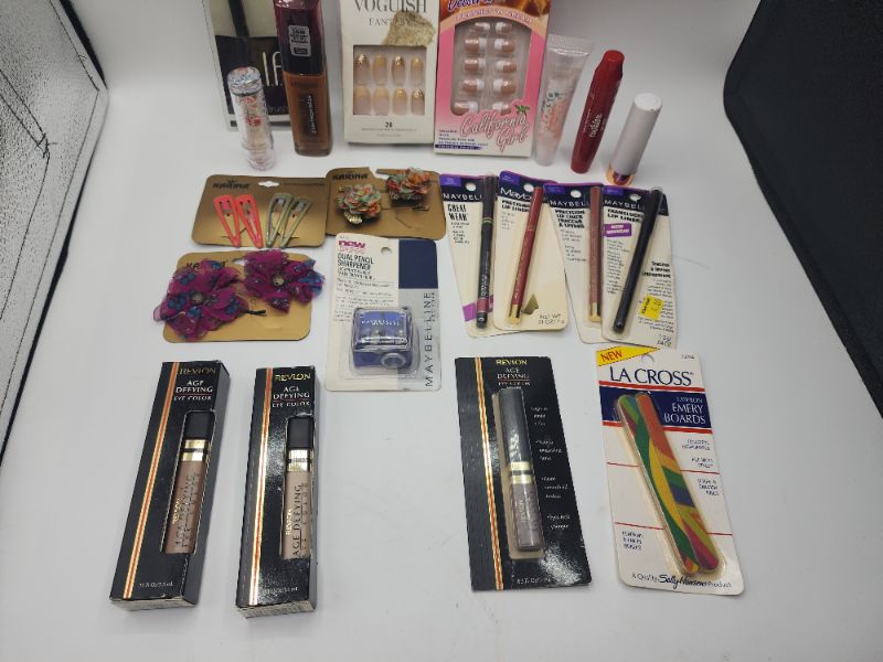 Photo 3 of Miscellaneous Variety Brand Name Cosmetics Including (( Elf, Blossom, Revlon, Maybelline)) Including Discontinued Makeup Products