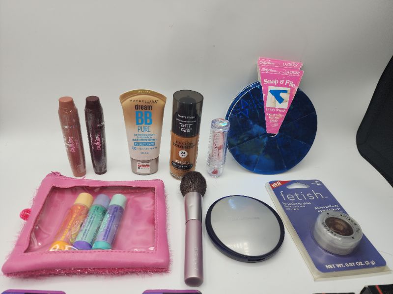 Photo 2 of Miscellaneous Variety Brand Name Cosmetics Including (( Maybelline, Fetish, Revlon, Mally, Lip Smackers, Blossom, Sally Hansen)) Including Discontinued Makeup Products
