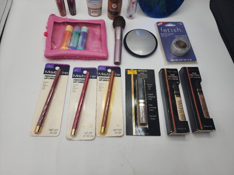 Photo 3 of Miscellaneous Variety Brand Name Cosmetics Including (( Maybelline, Fetish, Revlon, Mally, Lip Smackers, Blossom, Sally Hansen)) Including Discontinued Makeup Products
