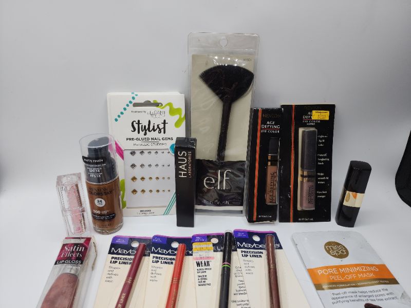 Photo 2 of Miscellaneous Variety Brand Name Cosmetics Including (( Elf, Haus, ItStyle, Blossom, Maybelline, Revlon))  Including Discontinued Makeup Products
