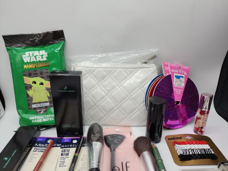 Photo 3 of Miscellaneous Variety Brand Name Cosmetics Including (( Elf, Maybelline, Haus, Mally, Vincent Longo, Ultima II, Sally Hansen, Blossom))  Including Discontinued Makeup Products