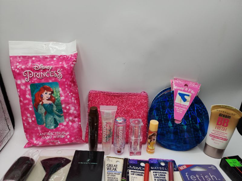 Photo 2 of Miscellaneous Variety Brand Name Cosmetics Including (( Elf, Maybelline, Haus, Mally, Vincent Longo, Ultima II, Sally Hansen, Blossom))  Including Discontinued Makeup Products