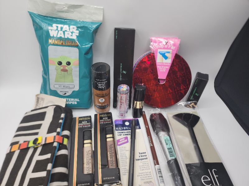 Photo 2 of Miscellaneous Variety Brand Name Cosmetics Including (( Elf, Maybelline, CoverGirl, Vincent Longo, Loreal, Nubi, Revlon, Sally Hansen, Blossom))  Including Discontinued Makeup Products