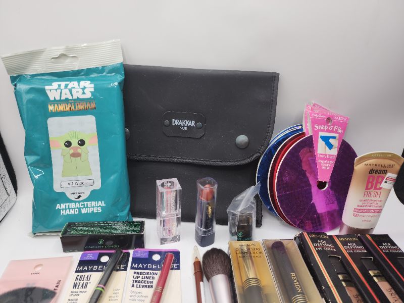 Photo 2 of Miscellaneous Variety Brand Name Cosmetics Including (( Elf, Maybelline, Color Factory, Mally, Vincent Longo,Revlon, Sally Hansen, Blossom))  Including Discontinued Makeup Products