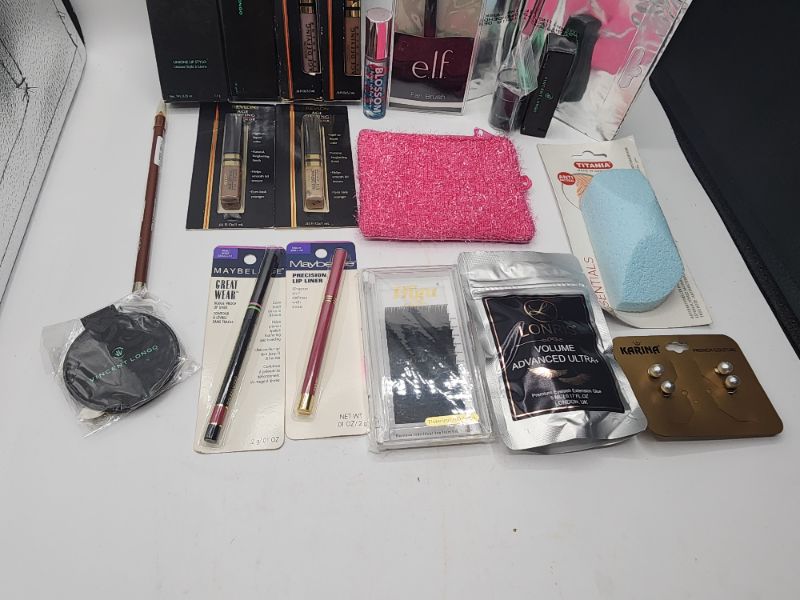 Photo 3 of Miscellaneous Variety Brand Name Cosmetics Including (( Elf, Maybelline, Titania, Lonris  Vincent Longo, Revlon, Sally Hansen, Blossom))  Including Discontinued Makeup Products