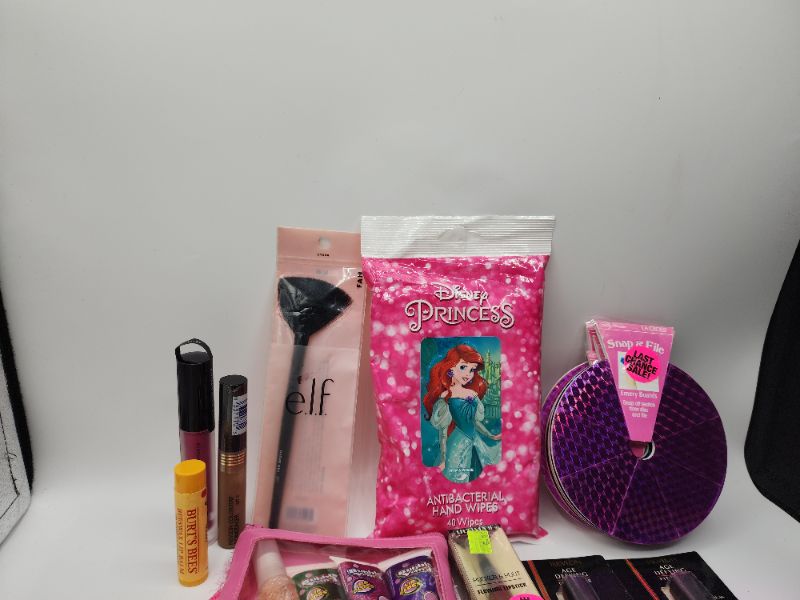 Photo 2 of Miscellaneous Variety Brand Name Cosmetics Including (( Sally Hansen, Maybelline, Revlon, Fetish, Elf, Mally, Burts Bees)) Including Discontinued Makeup Products