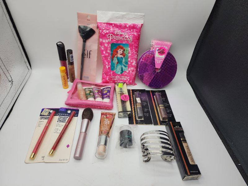 Photo 1 of Miscellaneous Variety Brand Name Cosmetics Including (( Sally Hansen, Maybelline, Revlon, Fetish, Elf, Mally, Burts Bees)) Including Discontinued Makeup Products