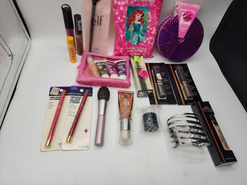 Photo 3 of Miscellaneous Variety Brand Name Cosmetics Including (( Sally Hansen, Maybelline, Revlon, Fetish, Elf, Mally, Burts Bees)) Including Discontinued Makeup Products