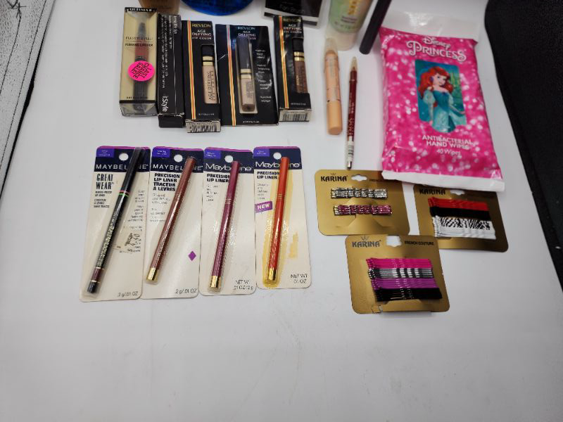 Photo 3 of Miscellaneous Variety Brand Name Cosmetics Including (( Sally Hansen, Maybelline, Loreal, Revlon, Ultima II, Elf)) Including Discontinued Makeup Products