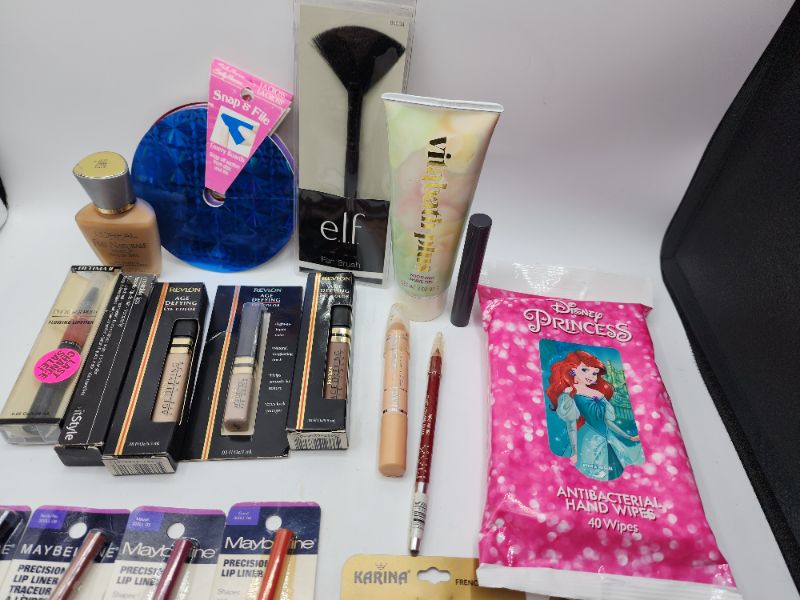 Photo 2 of Miscellaneous Variety Brand Name Cosmetics Including (( Sally Hansen, Maybelline, Loreal, Revlon, Ultima II, Elf)) Including Discontinued Makeup Products