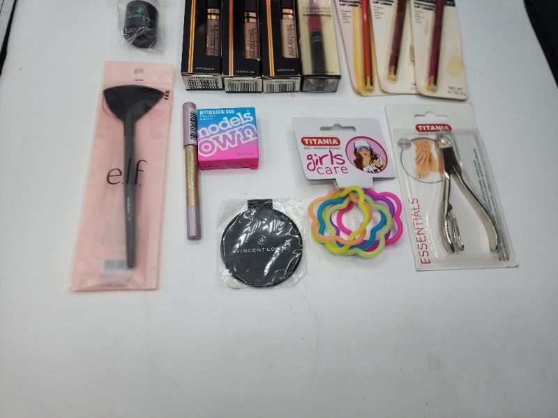 Photo 3 of Miscellaneous Variety Brand Name Cosmetics Including (( Sally Hansen, Maybelline, Revlon, Models Own, Elf, Ultima II, Blossom, Naturistics, Vincent Longo)) Including Discontinued Makeup Products