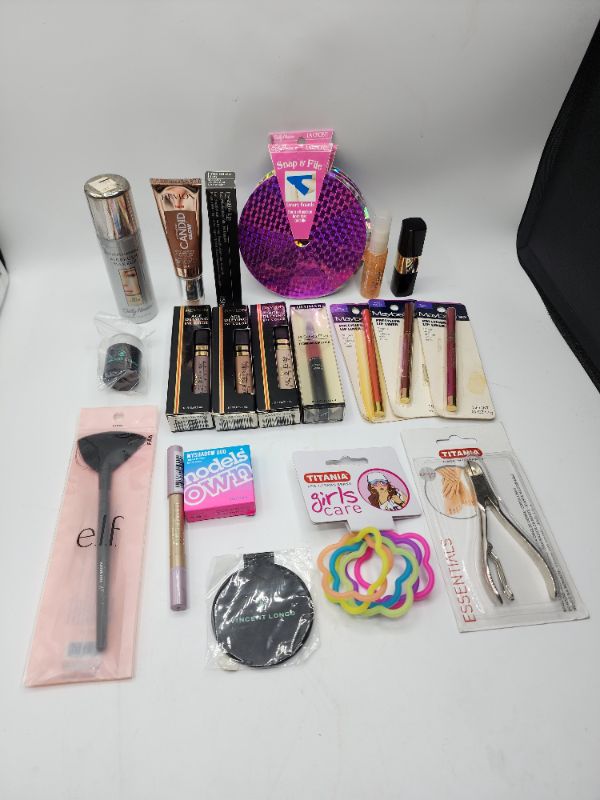 Photo 1 of Miscellaneous Variety Brand Name Cosmetics Including (( Sally Hansen, Maybelline, Revlon, Models Own, Elf, Ultima II, Blossom, Naturistics, Vincent Longo)) Including Discontinued Makeup Products