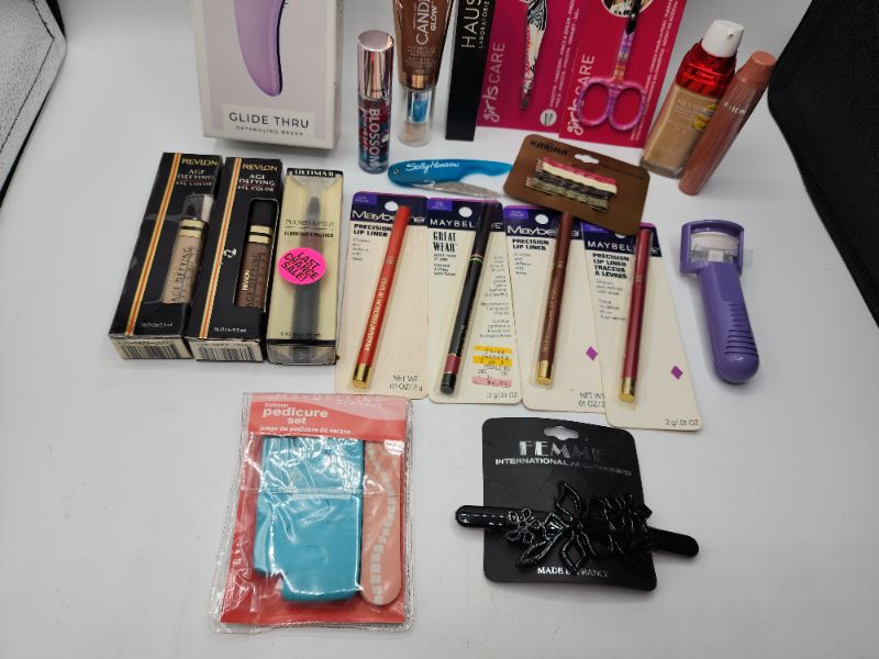 Photo 3 of Miscellaneous Variety Brand Name Cosmetics Including (( Maybelline, Revlon, Blossom, Haus, Titania, Crave, Sally Hansen)) Including Discontinued Makeup Products