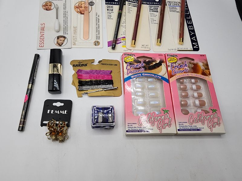 Photo 4 of Miscellaneous Variety Brand Name Cosmetics Including (( Maybelline, Revlon, , Elf, Titania, Blossom)) Including Discontinued Makeup Products