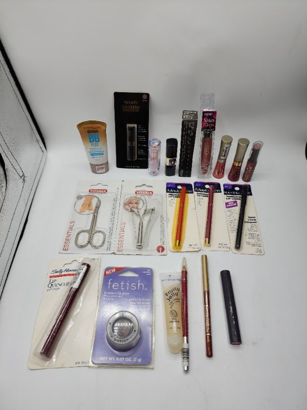 Photo 1 of Miscellaneous Variety Brand Name Cosmetics Including ((  Maybelline, Loreal, Revlon, ItStyle, Titania, Blossom, Fetish )) Including Discontinued Makeup Products