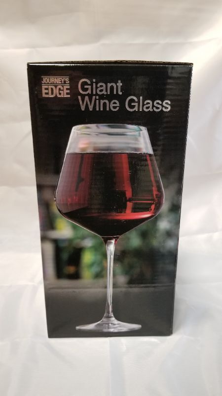 Photo 3 of Journeys Edge Giant Wine Glass 32oz. 