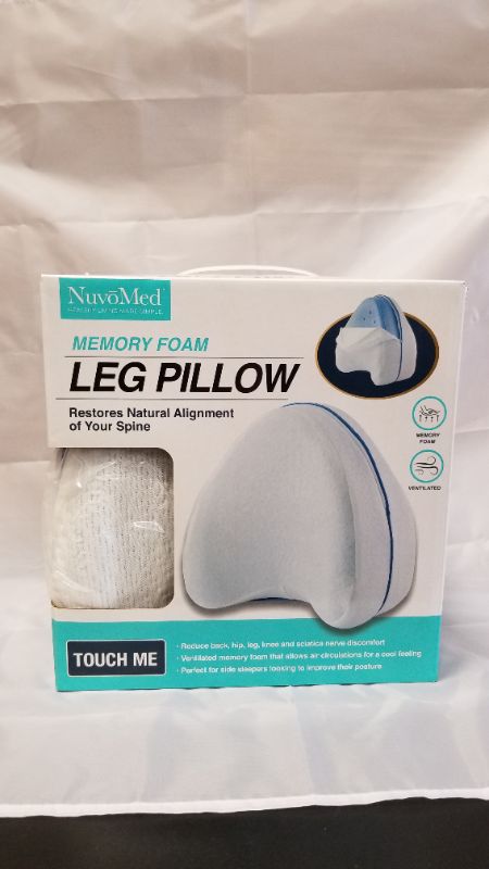 Photo 3 of NuvoMed Memory Foam Leg Pillow Washable Case and Ventilated 
