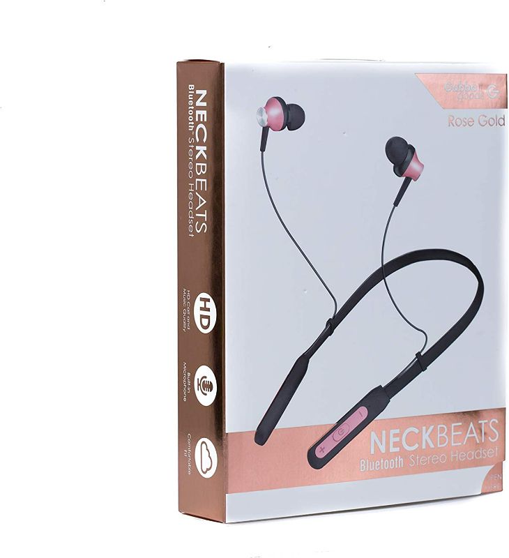 Photo 1 of Gabba Goods Premium Neckbeats Wireless Bluetooth Ear Buds Earphones |Lightweight Around The Neck Earphones Headset Color Black 