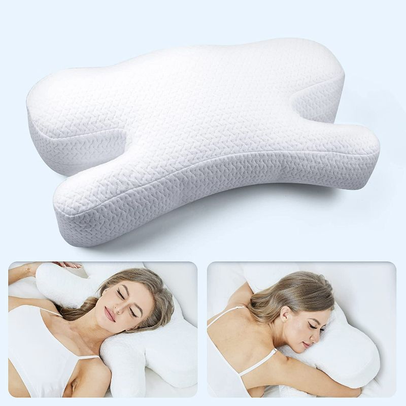 Photo 1 of HooLaxify Anti Wrinkle Pillow, Beauty Pillow, Pillow for Stomach Sleeper, Anti Aging Pillow, Neck Pillows for Pain Relief Sleeping, Anti Wrinkle Pillows for Side Sleepers








