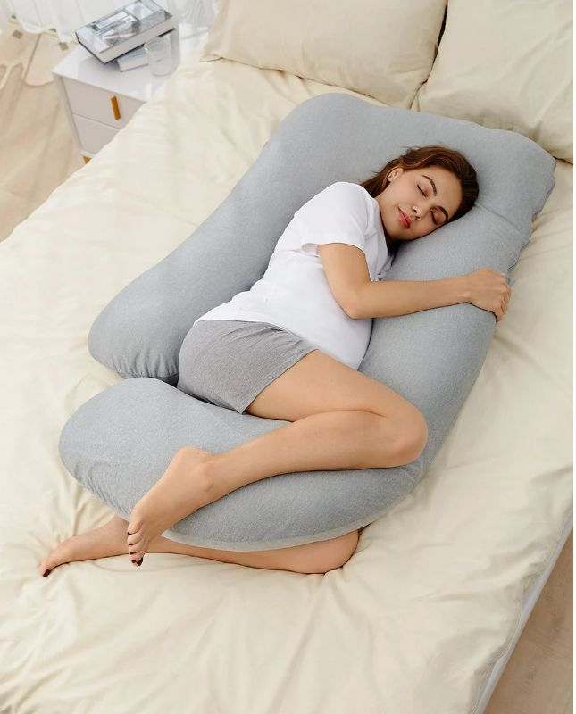 Photo 2 of U Shaped Cooling Fabric Pregnancy Pillow