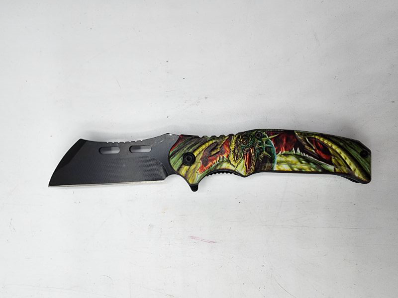 Photo 1 of Colored Dragon Pocket Knife 