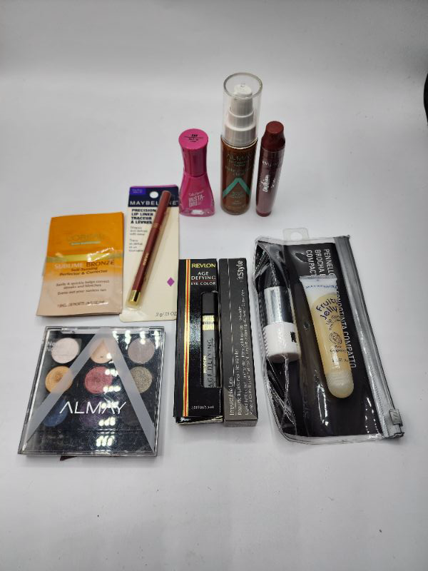 Photo 1 of Miscellaneous Variety Brand Name Cosmetics Including (( Almay,Maybelline,Revlon,Loreal,Sally Hanson,ItStyle)) Including Discontinued Makeup Products 