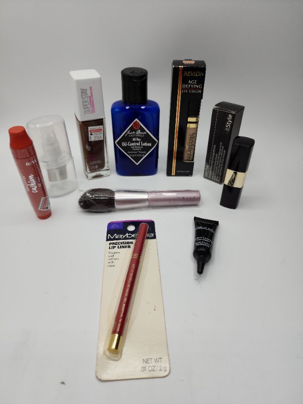 Photo 1 of Miscellaneous Variety Brand Name Cosmetics Including ((ItStyle, Maybelline,Revlonh, Mally, JB)) Including Discontinued Makeup Products 