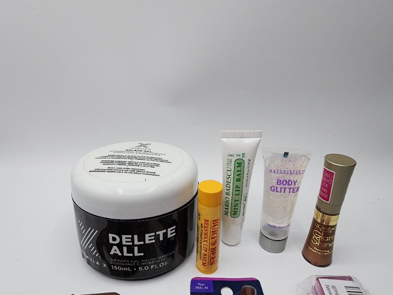 Photo 3 of Miscellaneous Variety Brand Name Cosmetics Including (( Maybelline,almay, Berts Bees, Bepholan,Formula X, Naturistics, Mario Badescu,Loreal )) Including Discontinued Makeup Products 