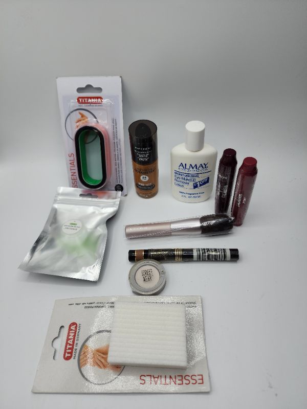 Photo 1 of Miscellaneous Variety Brand Name Cosmetics Including ((Almay, Revlon, M ally, Titania, Beyelian))  Including Discontinued Makeup Products 