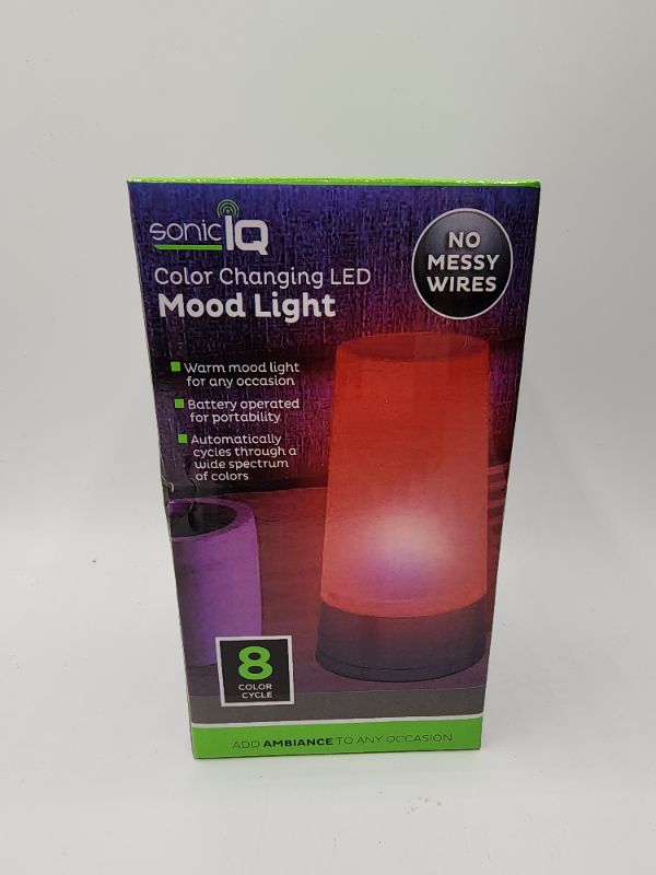 Photo 2 of Soniciq Color Changing Led Mood Light 8 Color Cycle 