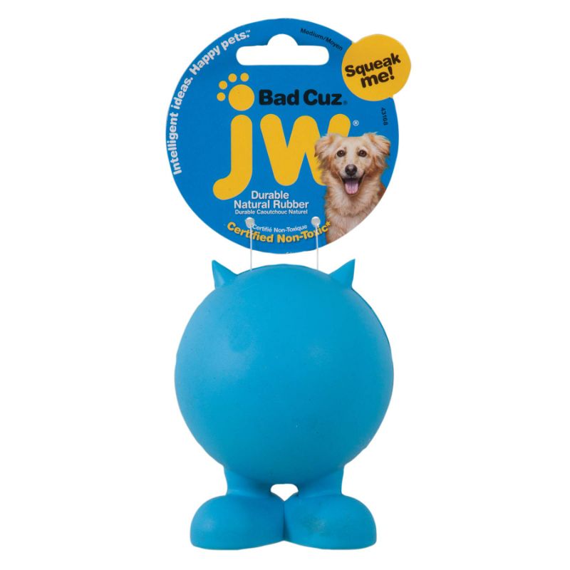 Photo 1 of 2 Pack  Blue & Red JW Pet Bad Cuz Dog Toy 