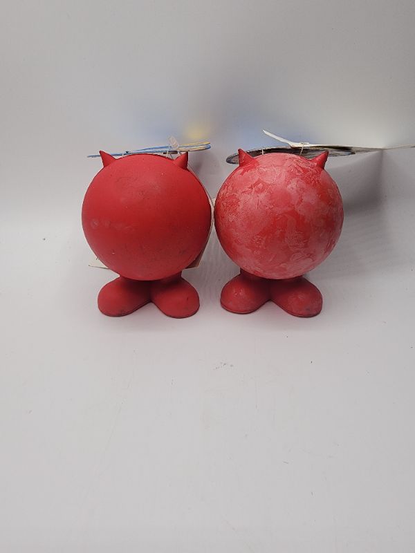 Photo 1 of 2 Pack Red JW Pet Bad Cuz Dog Toy 