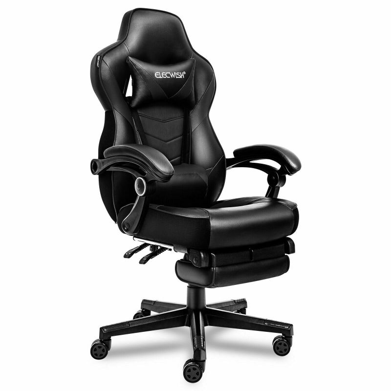 Photo 1 of Ergonomic Gaming Racing Chair Computer Office Desk Seat Swivel Recliner Footrest