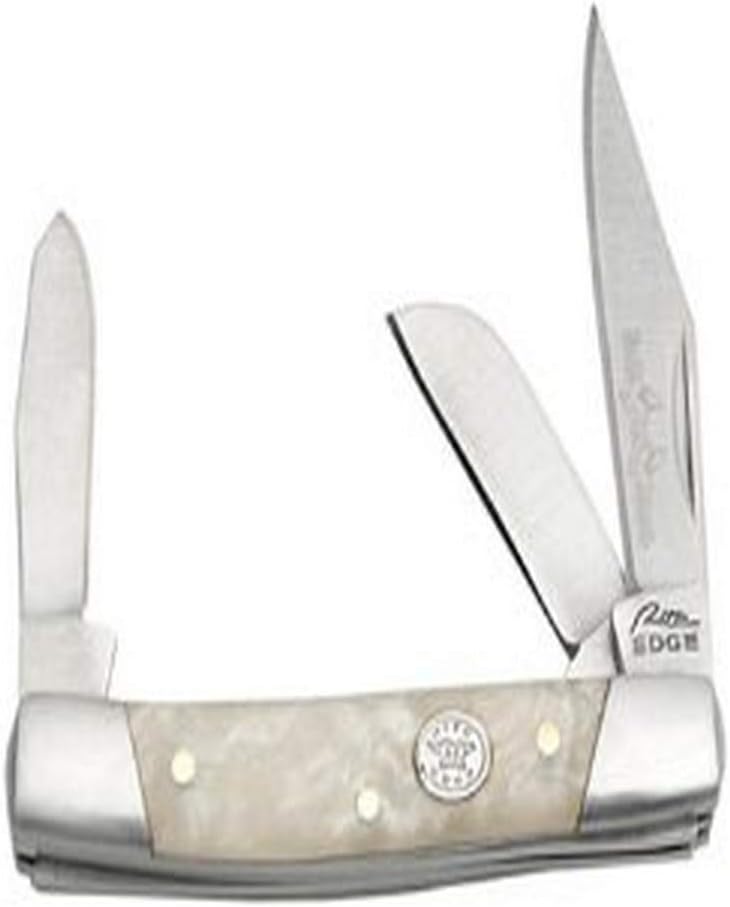 Photo 1 of Stockman 2.75" White Pearl Pocket Knife