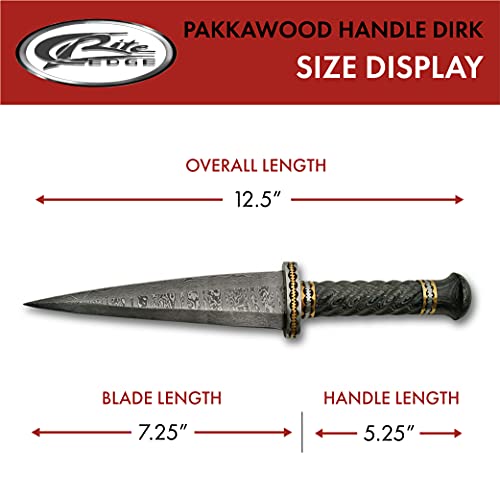 Photo 3 of SZCO Supplies Dirk Pakkawood Handle, 12" ,Black