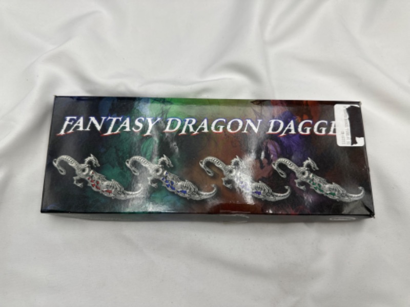 Photo 2 of 10 Red Dragon Fantasy Dagger Knife New 

