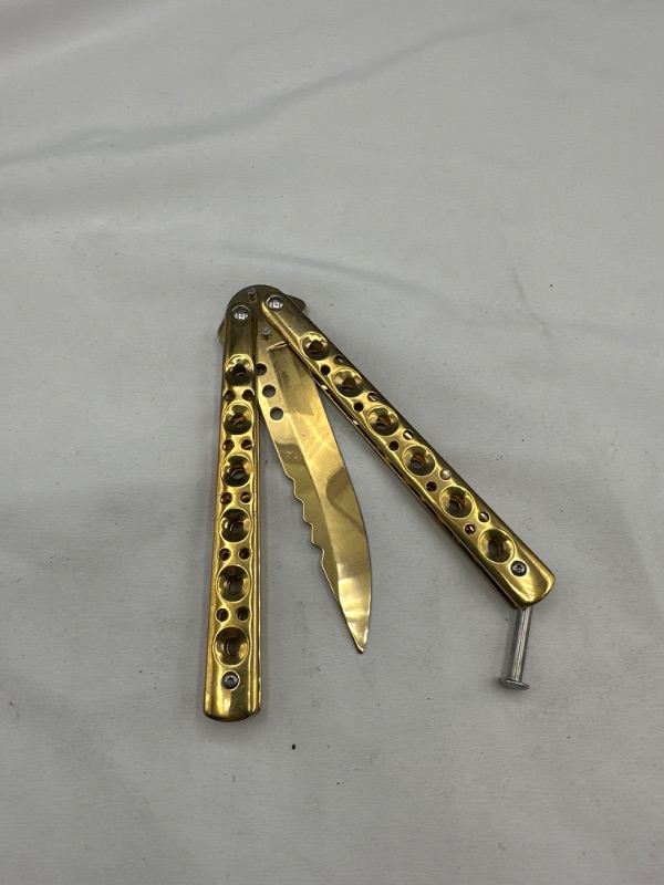 Photo 1 of OEEK Stainless Steel GoldTitanium Folding Practice Tool Beginner Player
