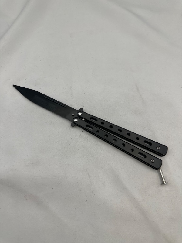 Photo 1 of Black Butterfly Knife New 