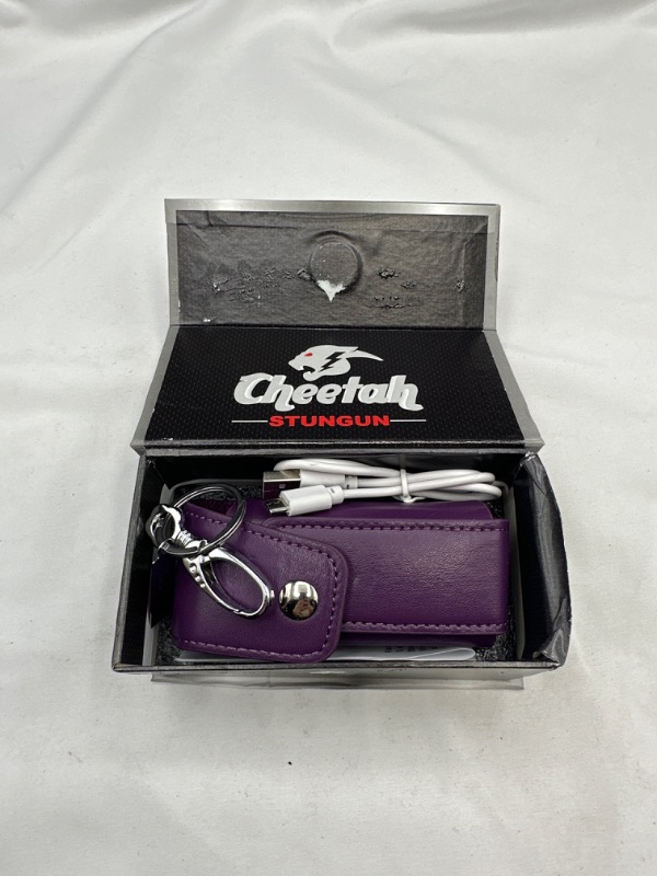 Photo 4 of Max Power Mini Stun Gun USB With Purple Carrier New