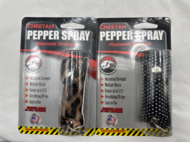 Photo 1 of 2 PACK 1/2 oz Keychain Pepper Sprays New