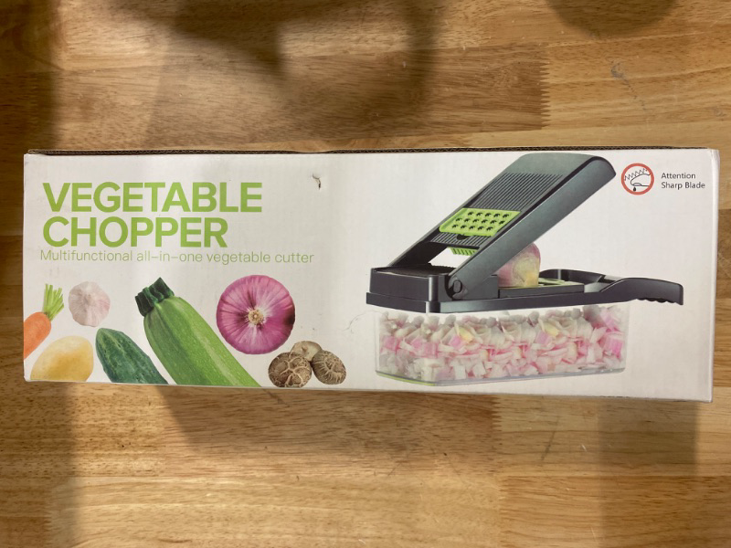 Photo 2 of Vegetable Chopper, Pro Onion Chopper, 14 in 1Multifunctional Food Chopper