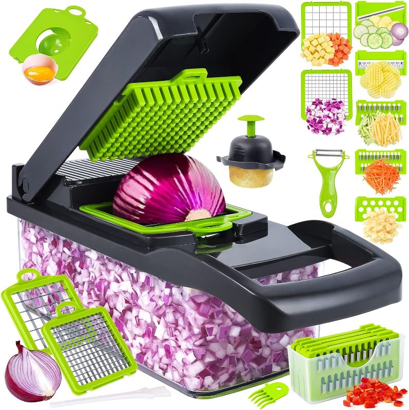 Photo 1 of Vegetable Chopper, Pro Onion Chopper, 14 in 1Multifunctional Food Chopper